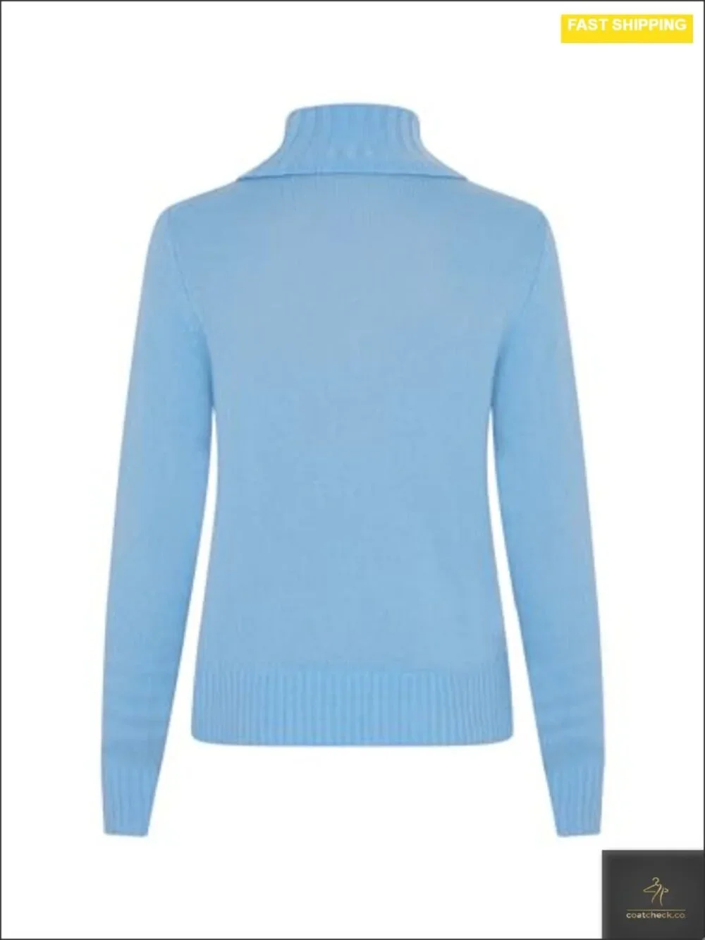 Women's 100% Cashmere Turtleneck Sweater, Regular Fit, Long Sleeve Pullover